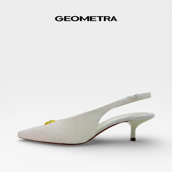 Slingback hở gót Champagne Opal - 02WSB0525