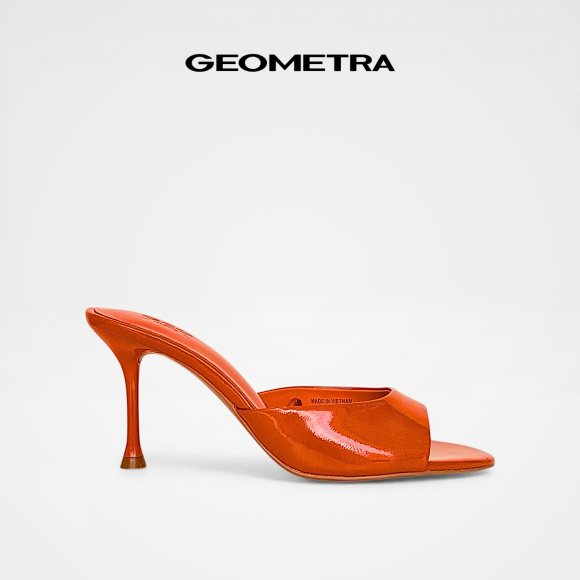 Dép cao gót hở mũi Peep Toe WDC0225 - GEOMETRA