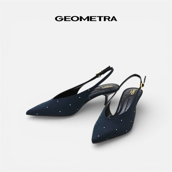 Giày cao gót Slingback Dark Sapphire - WSB0625