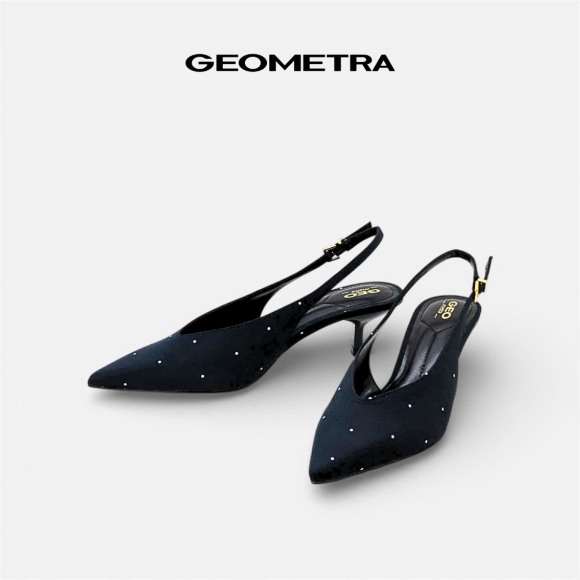 Giày cao gót Slingback Dark Sapphire - WSB0625