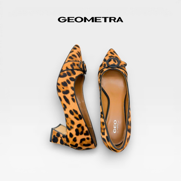 Giày Bít Mũi Nhọn Da Báo SavannaStep