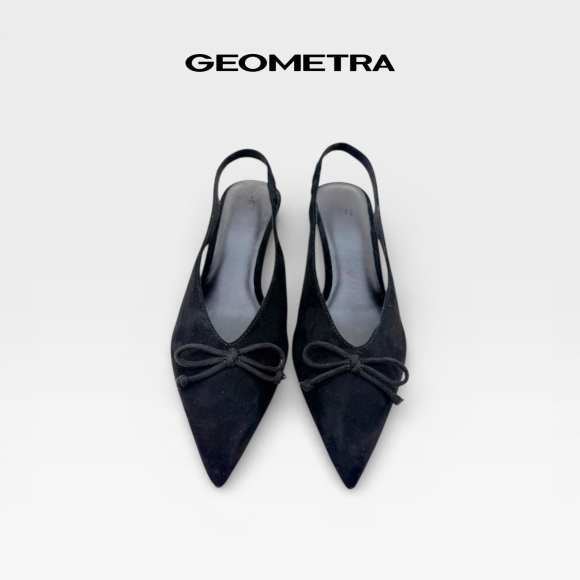 Giày Da Slingback Dawn Beige