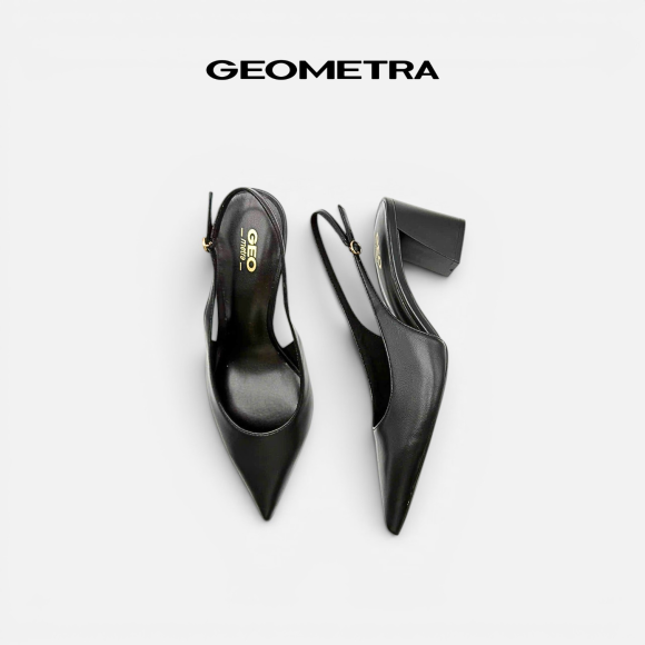 Giày cao gót Slingback Noir Prestige - WSB0925
