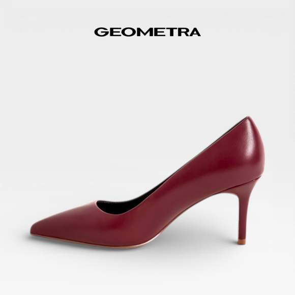 Giày cao gót bít mũi nhọn Raven Camellia