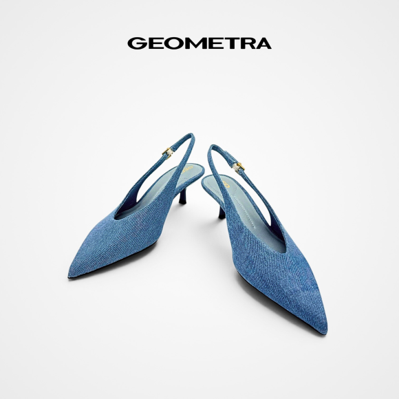 Giày cao gót Slingback Dark Sapphire - WSB0625