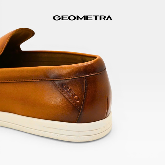 Giày lười nam moccasin MCS006 - GEOMETRA
