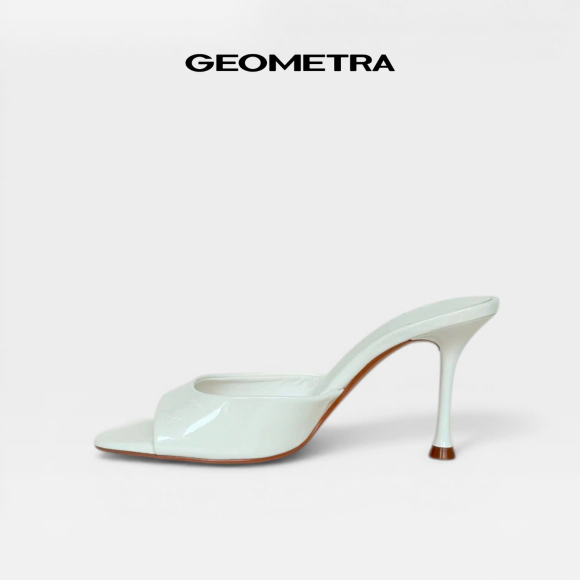Dép cao gót hở mũi Peep Toe WDC0225 - GEOMETRA