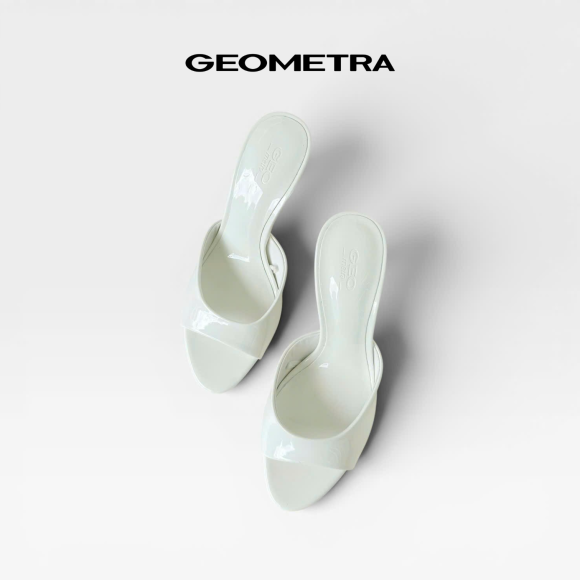 Dép cao gót hở mũi Peep Toe WDC0225 - GEOMETRA