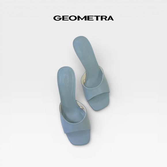 Giày cao gót hở mũi da PU mờ Jet Stone 